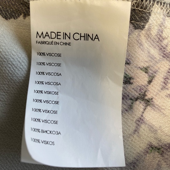 Club Monaco women’s blouse EUC Size L bell sleeves - Picture 10 of 10